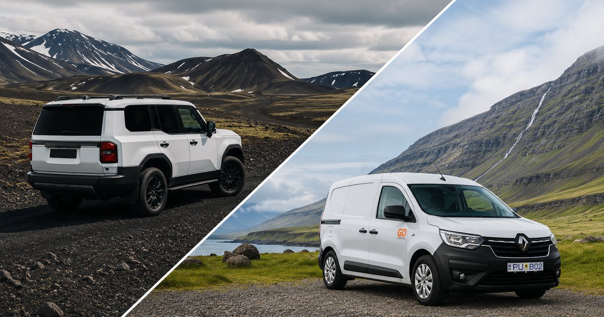 Iceland Road Trip Dilemma: 4×4 Rental Cars vs. Normal Campervans – Which Wins?